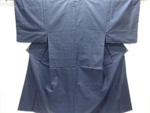 未使用品　本場泥大島紬100亀甲男物着物(キングサイズ)